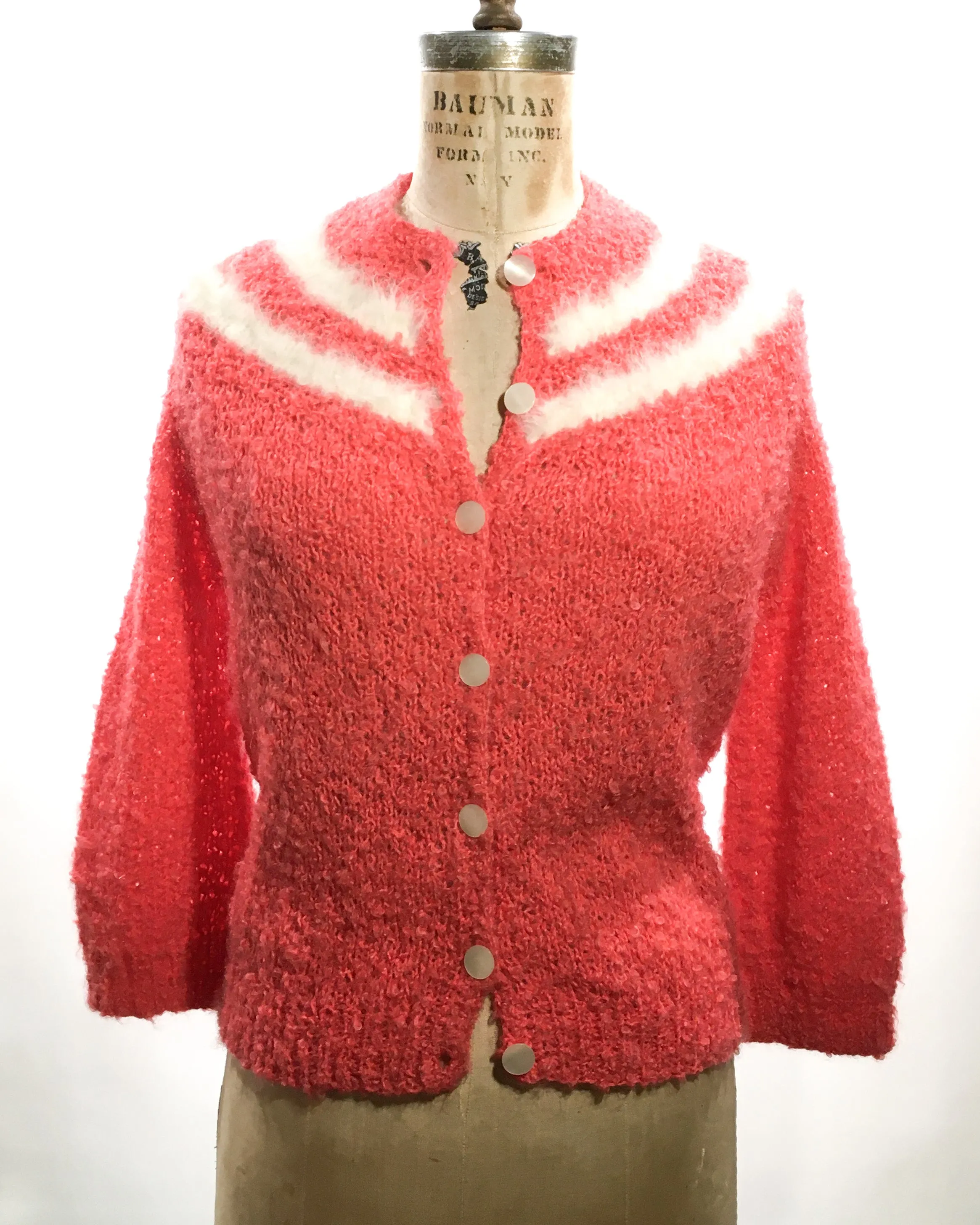 1960's Mohair & Angora Cardigan