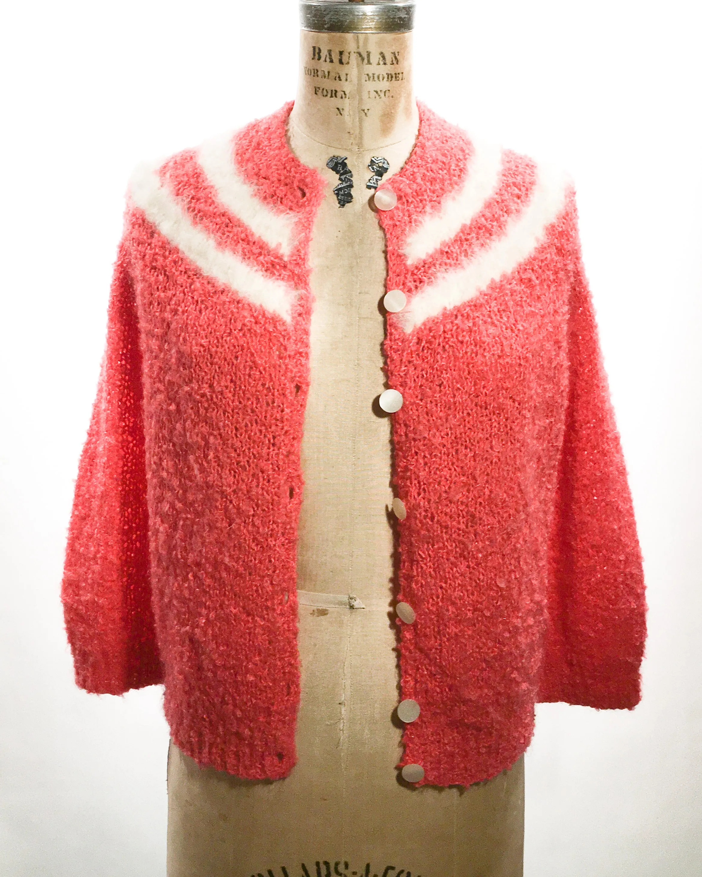 1960's Mohair & Angora Cardigan