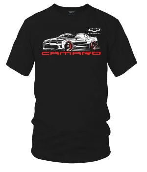 6th Gen Camaro Stylized - Chevy Camaro t shirt