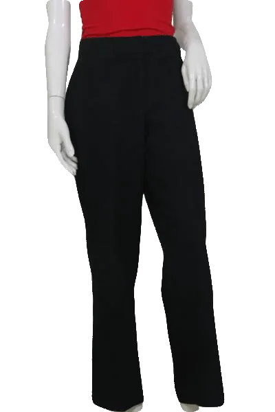ALI Classic Black Dress Pants Size 10 SKU 000120