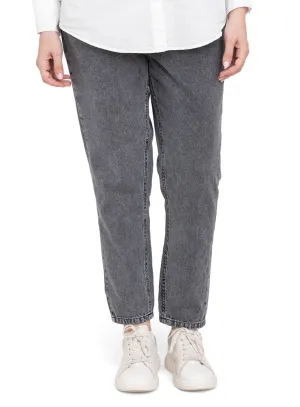 Black 2 Mom-Fit Jeans