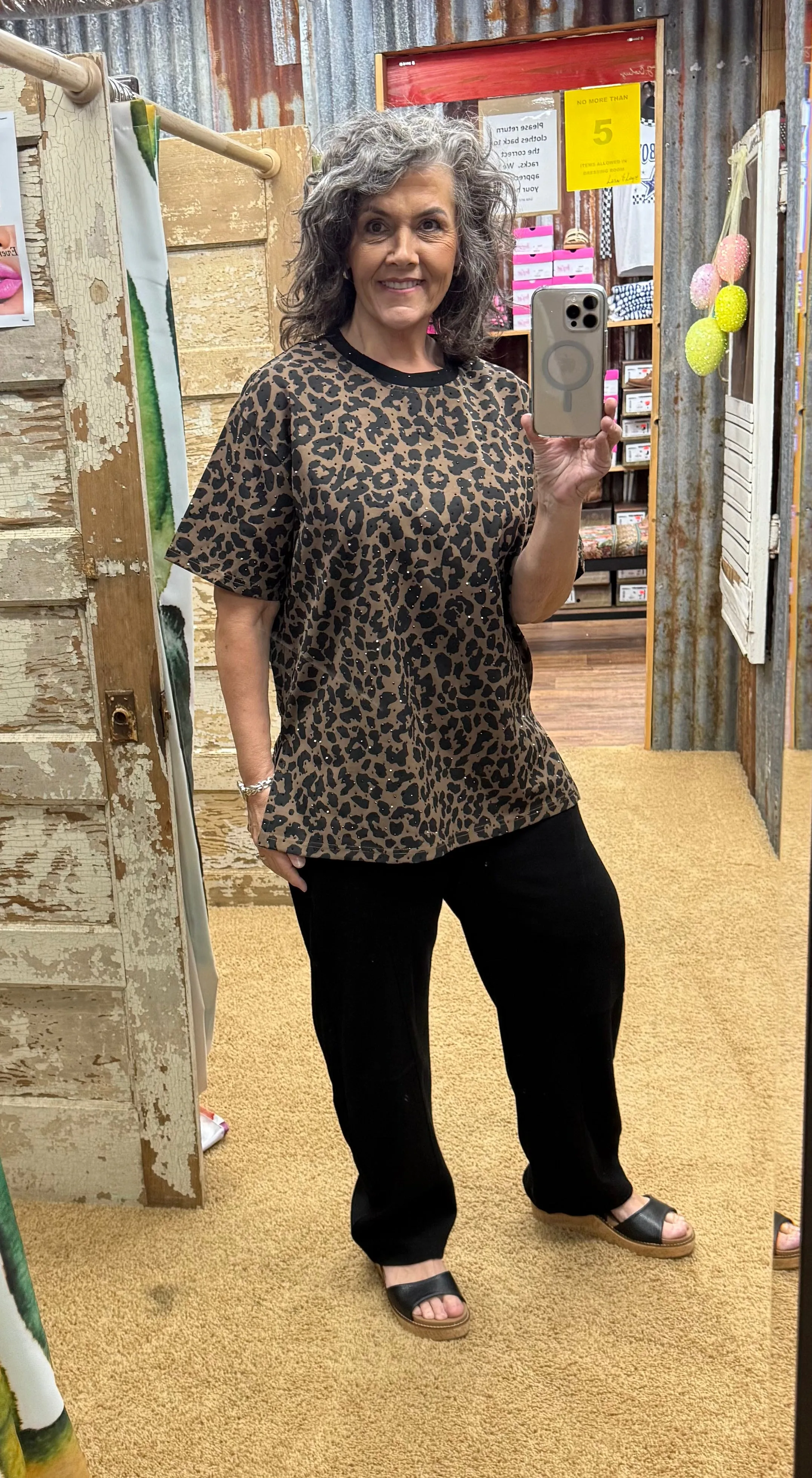 BLACK BARREL PANTS