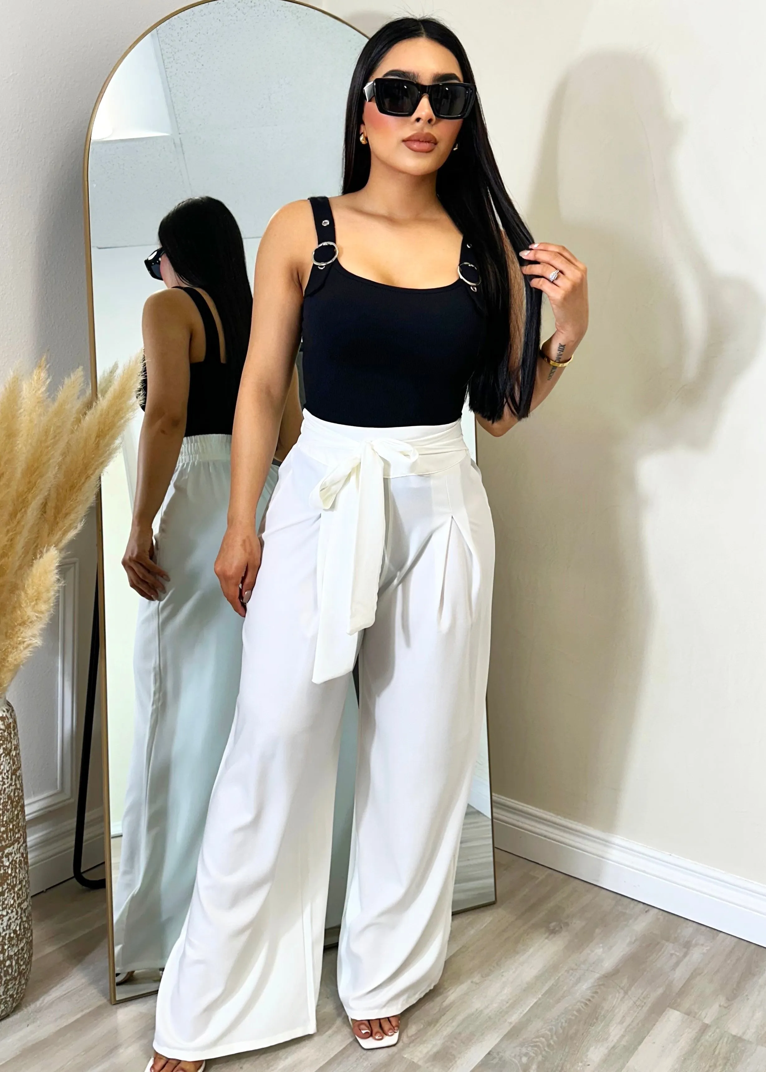 Bold Move Pants White