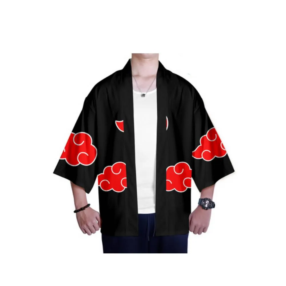 Casual kimono style cardigan- Ninja Clouds