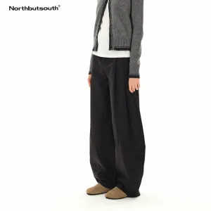 Classic Double Pleated Cocoon Lounge Pants