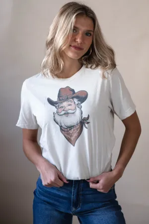 Cowboy Santa Tee