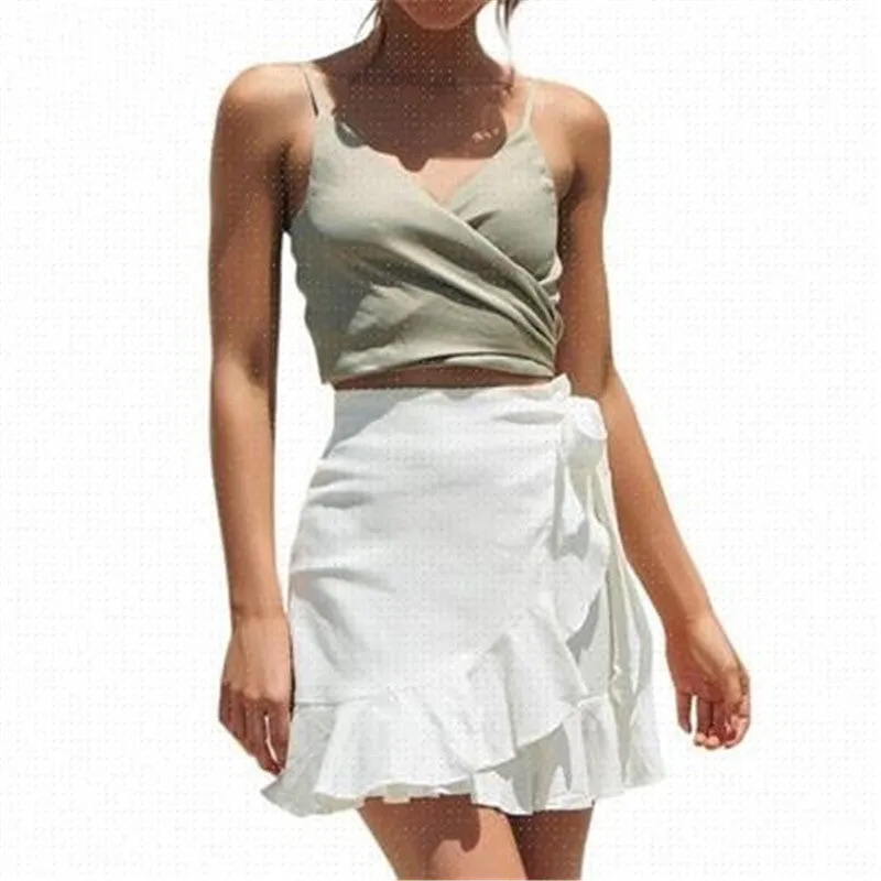 Elegant High Waist Short Skirt - GlamzLife