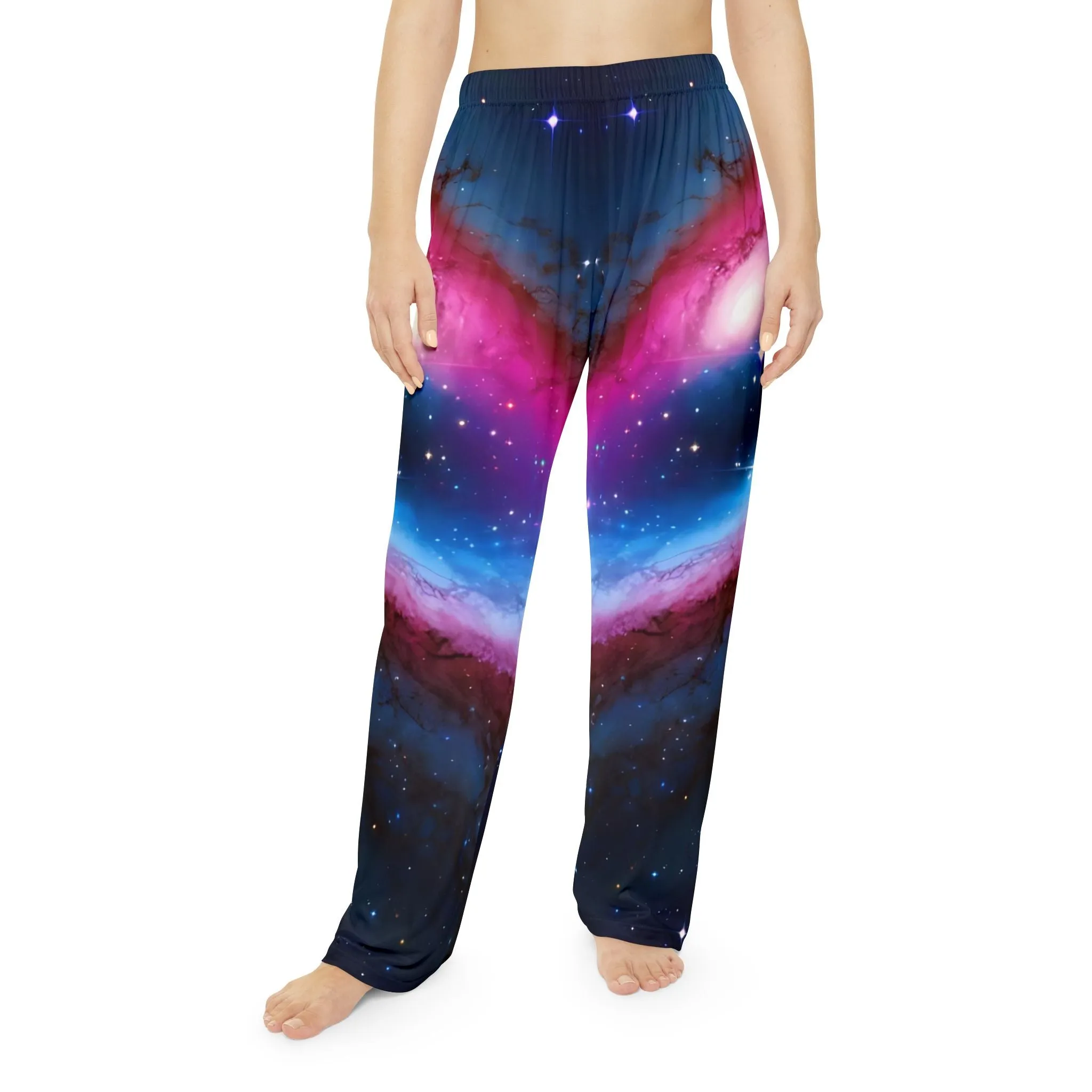 Galaxy Print Women&#039;s Pajama Pants - Comfortable & Cozy Sleepwear