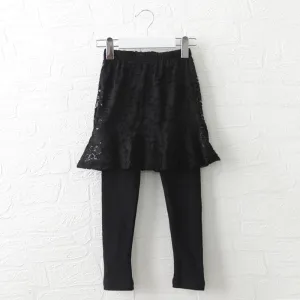 Girls Lace Fishtail Princess Skirt Pants