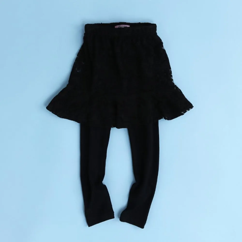 Girls Lace Fishtail Princess Skirt Pants