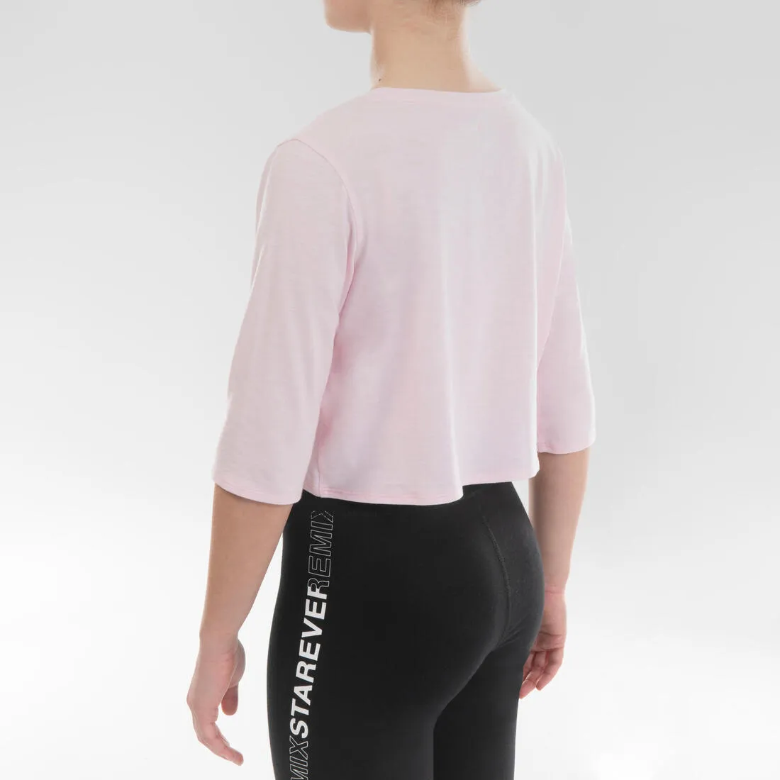 Girls' Modern Dance Cropped T-Shirt - Pink