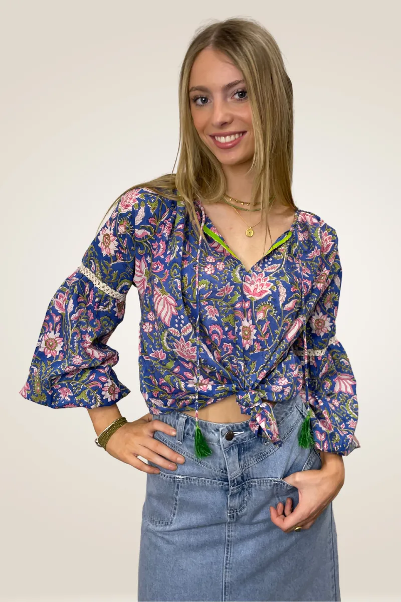 Harlow Peasant Top By Pixi Carnival