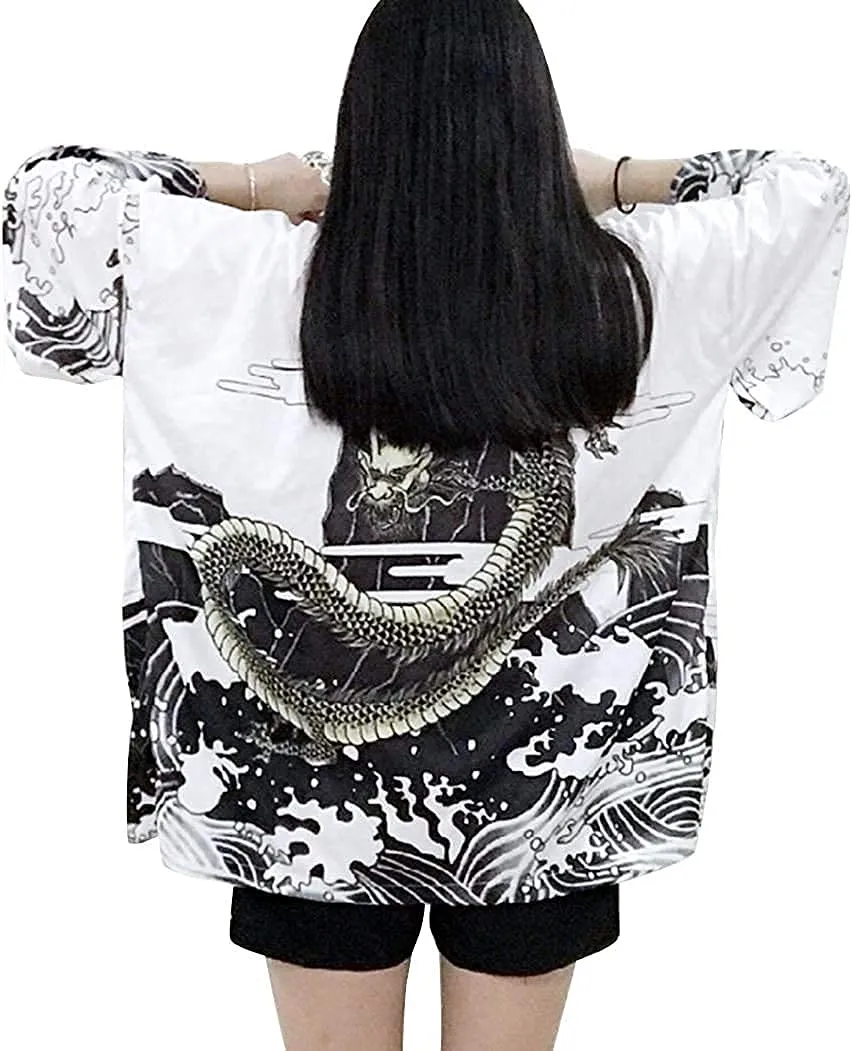 Japanese Dragon Kimono Cardigan