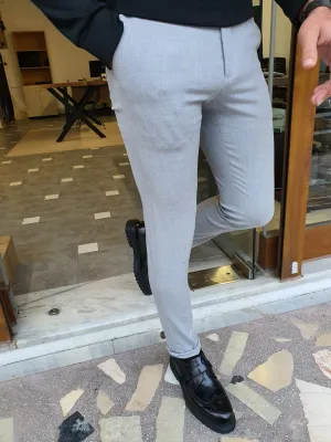Kyle Slim Fit Grey Classic Pants