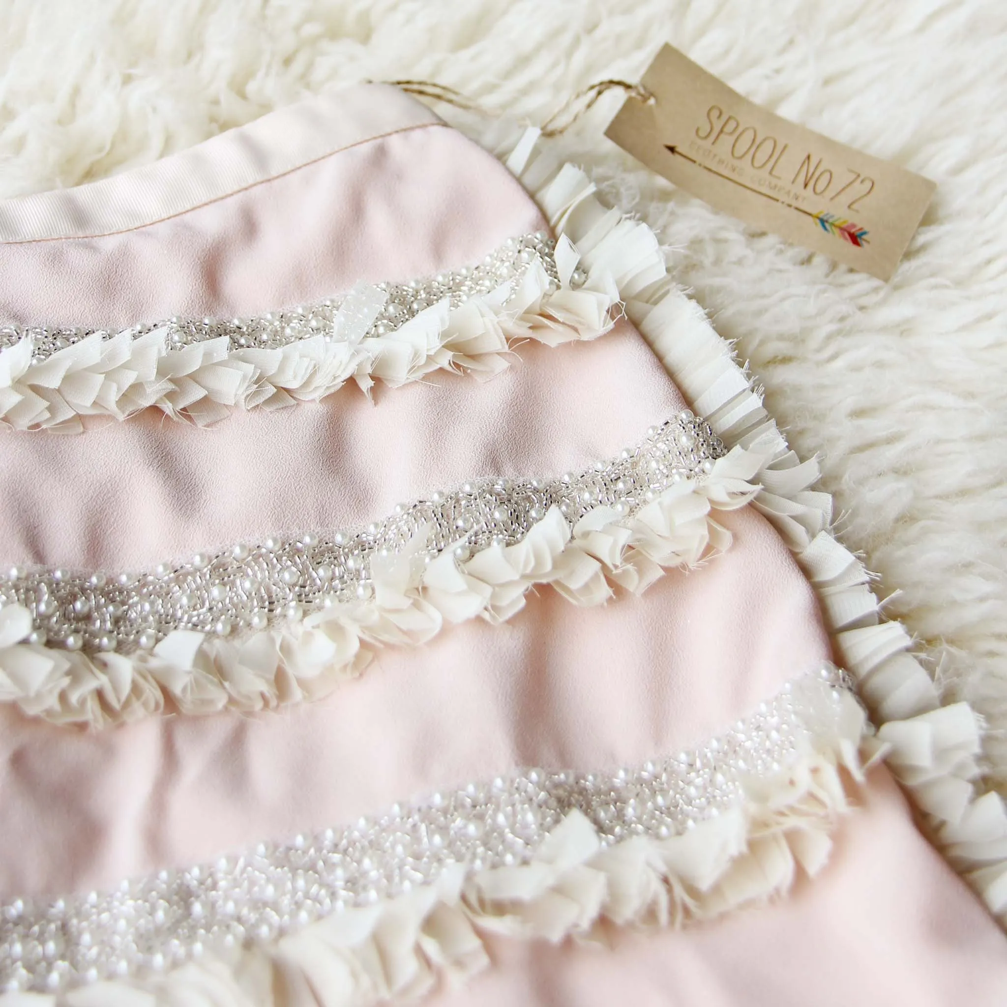 Le Cleo Beaded Skirt