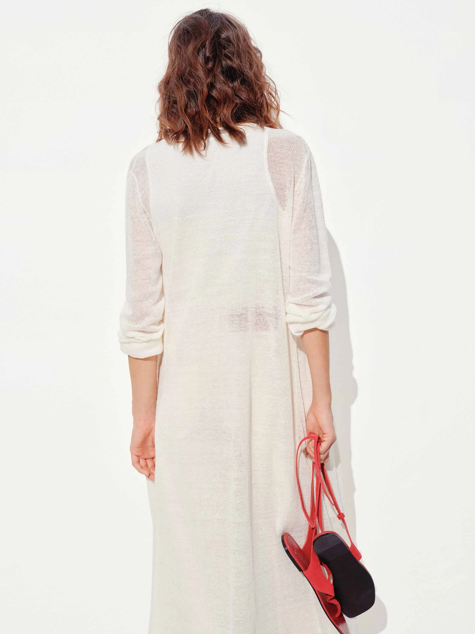 Lightweight Longline Knit Cardigan