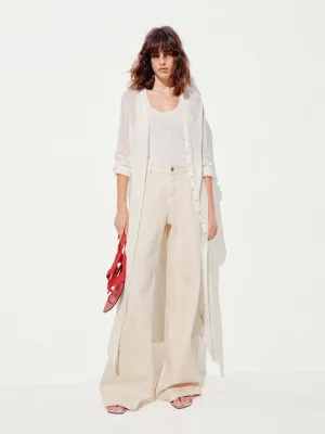 Lightweight Longline Knit Cardigan