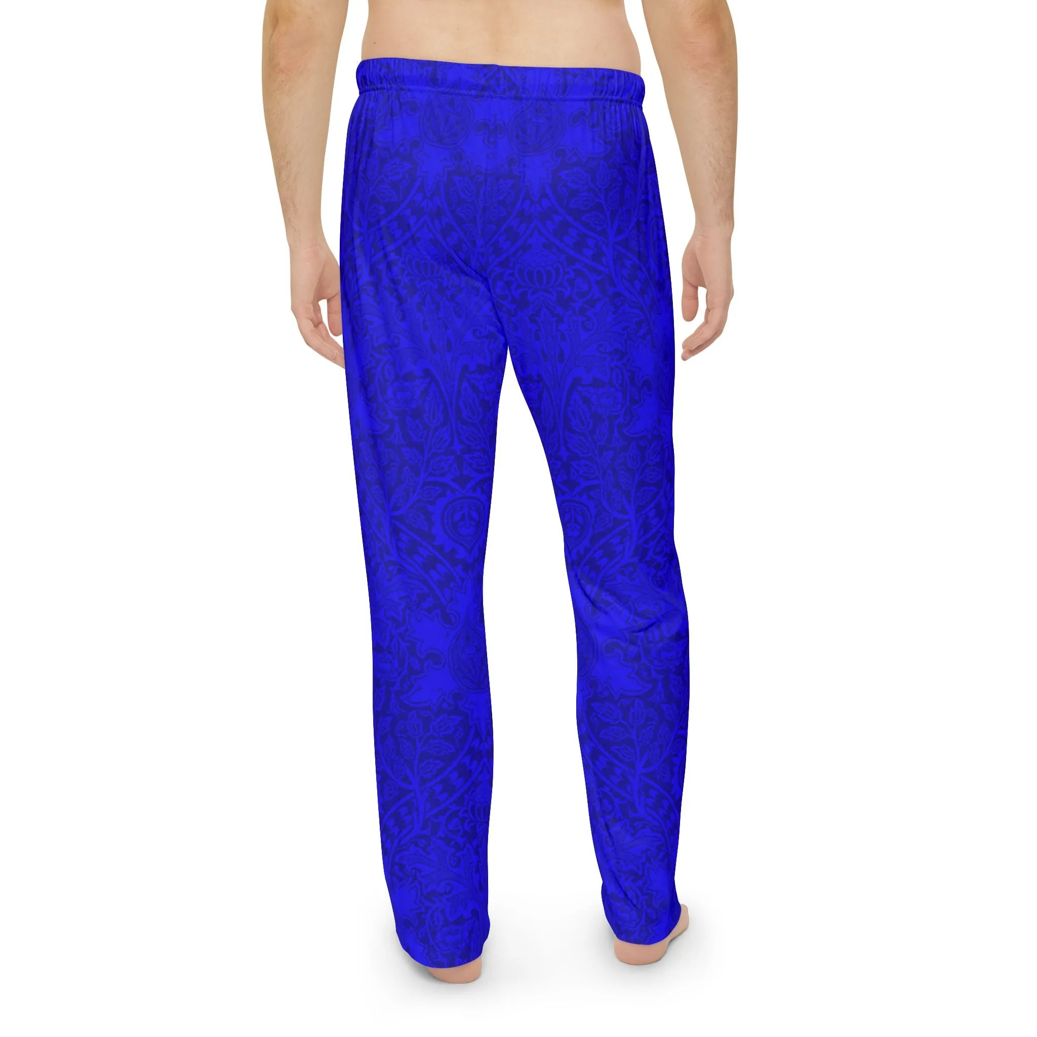 Men's Blue Elegance Pajama Pants - Comfortable Sleepwear for Relaxation