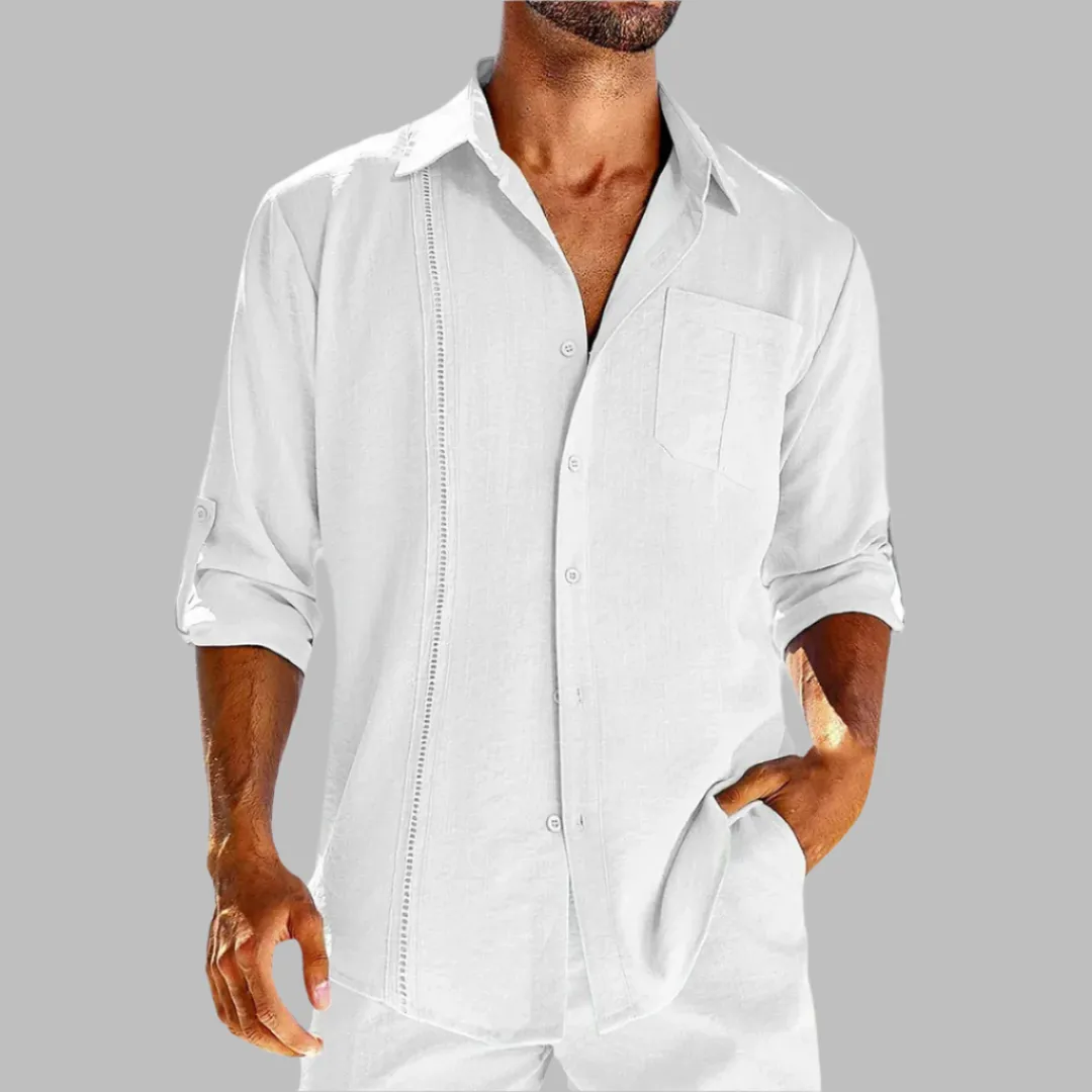 Men's Casual Linen Shirt