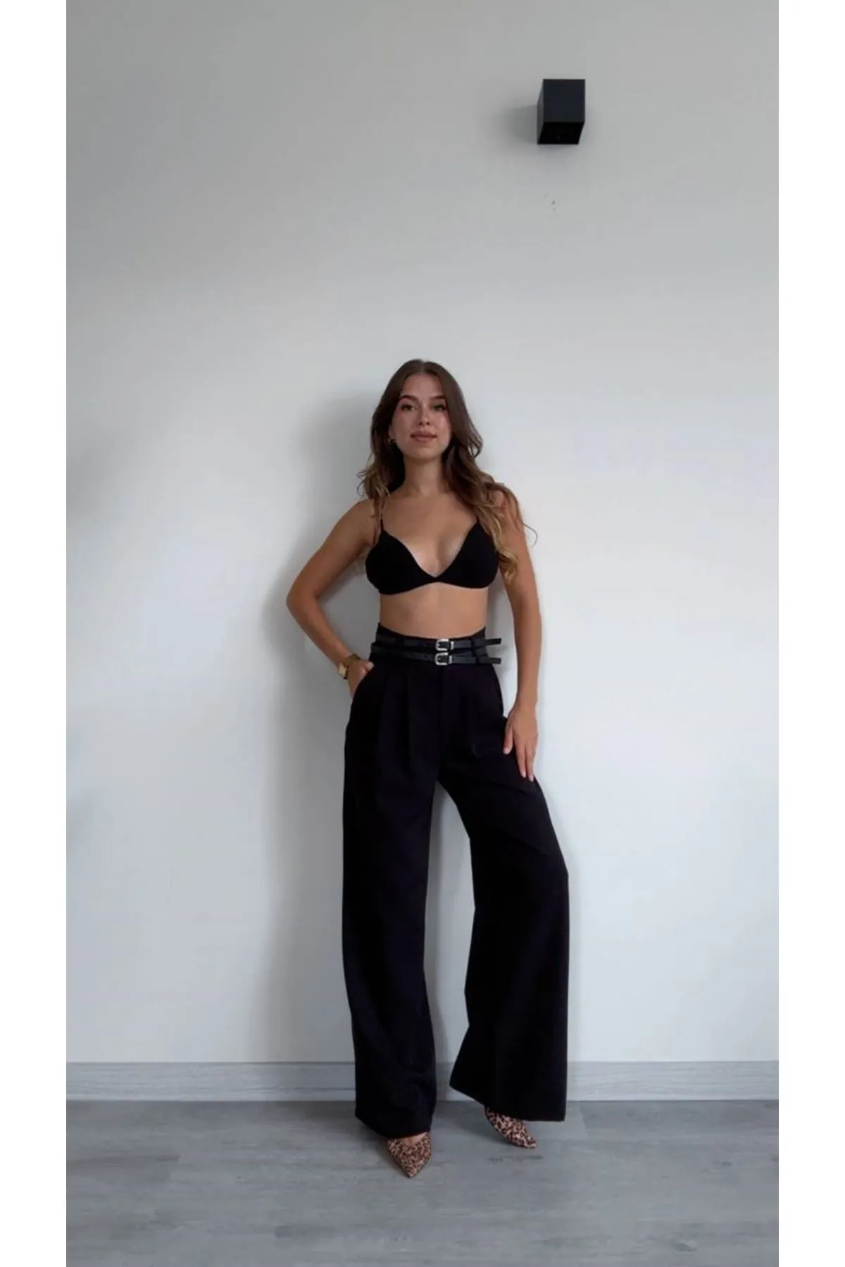 MXM Women Stylish and Comfortable High-Waisted Red Palazzo Pants - Vernon