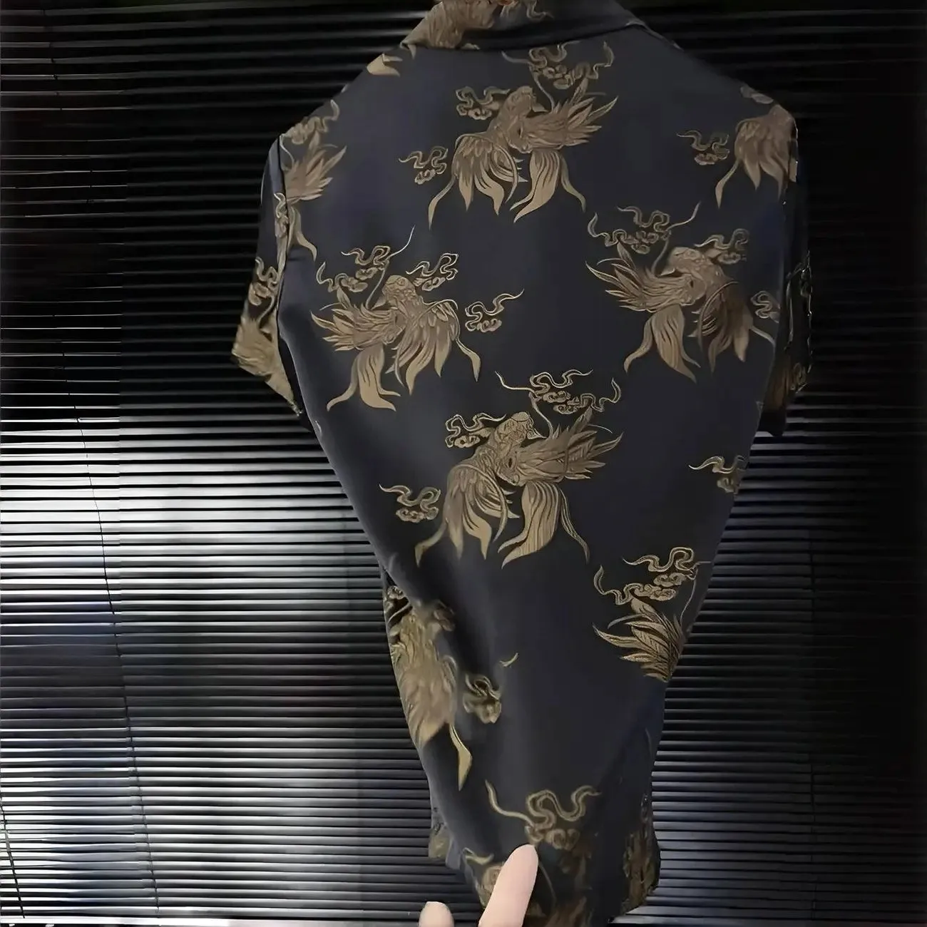New Fashion Print Versatile Men's Shirt