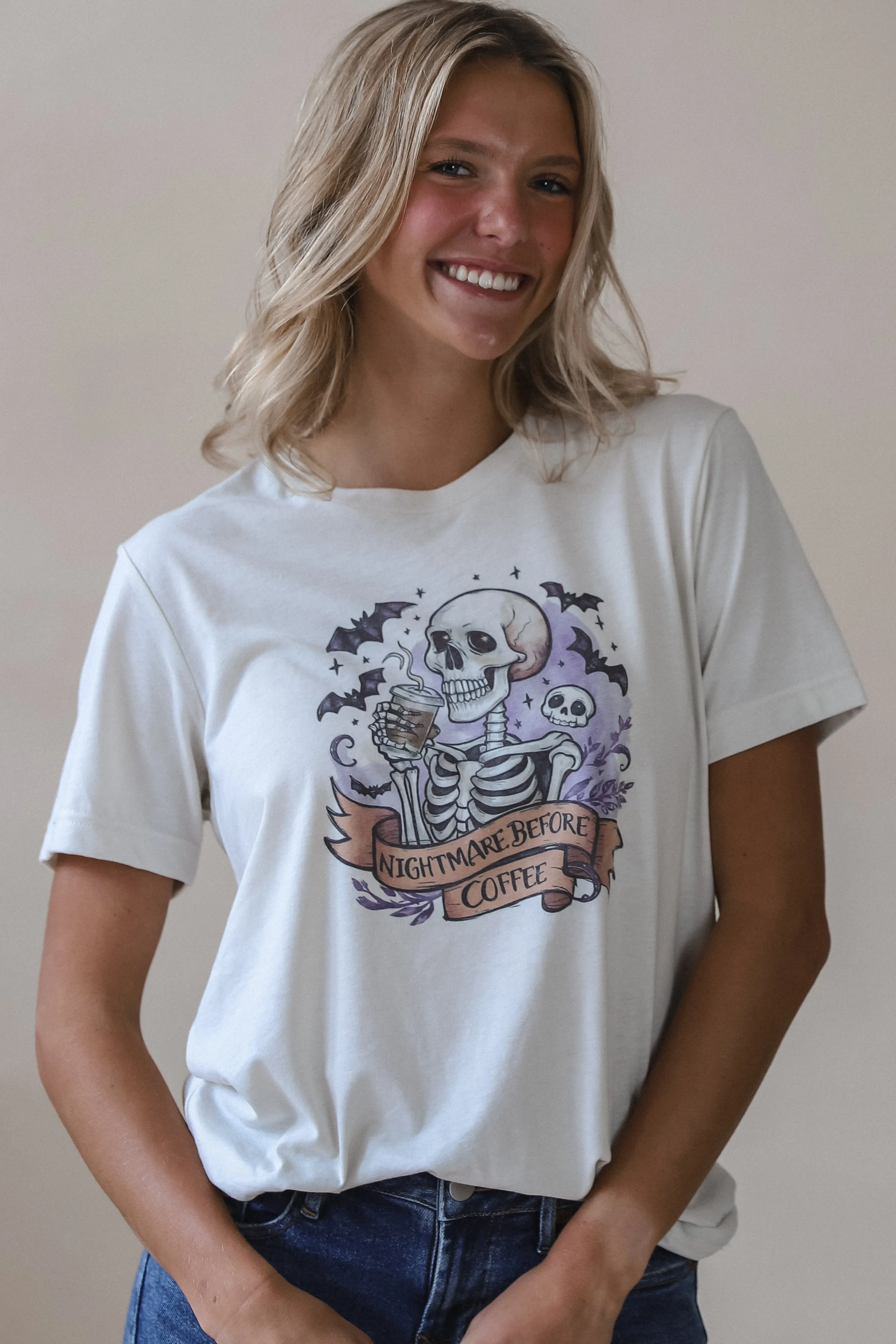 Nightmare Before Coffee Tee