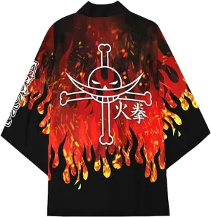 One Piece - Portgas D. Ace Haori Kimono