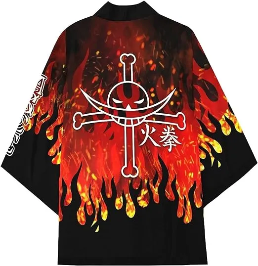 One Piece - Portgas D. Ace Haori Kimono