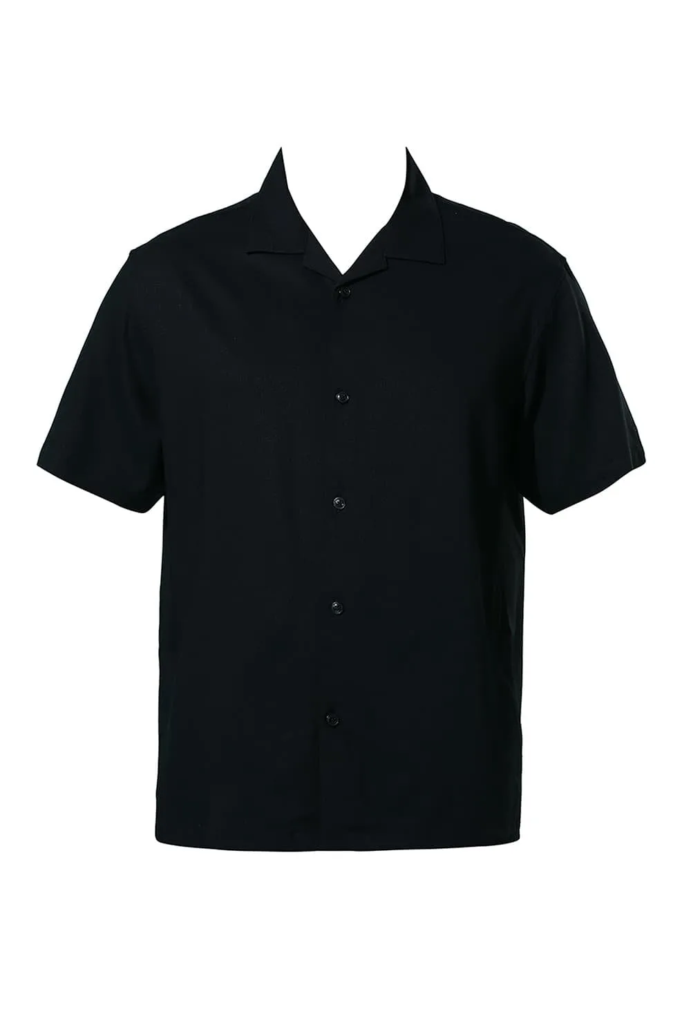 Relaxed Fit Viscose Polyester Stretch Dobby Halfsleeves Shirt