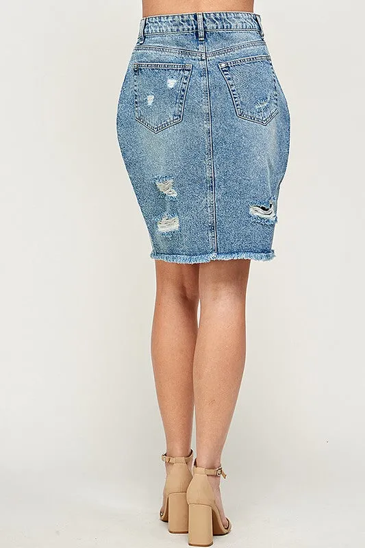 Rory Denim Skirt