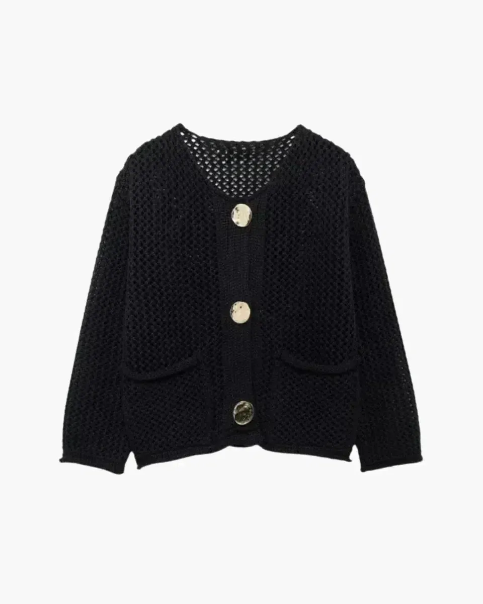 Rosamée – Soft cotton blend – Knitted cardigan
