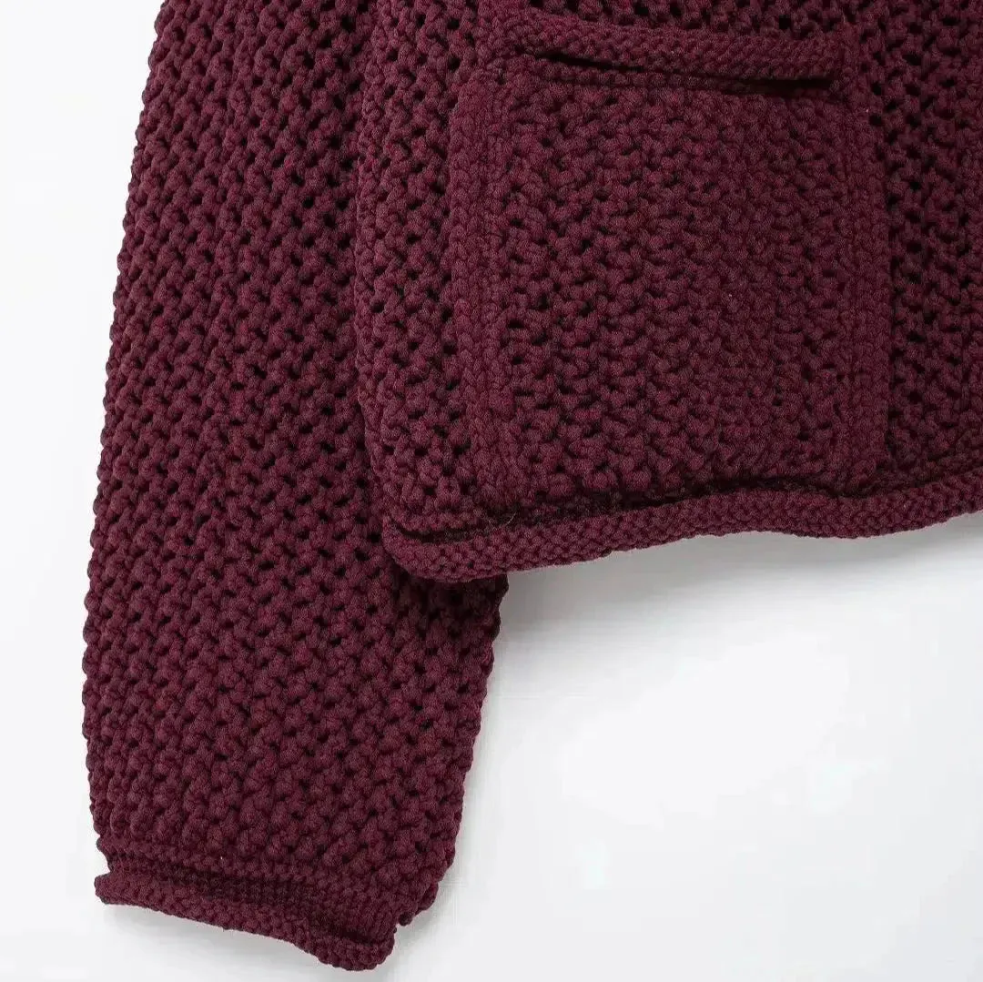 Rosamée – Soft cotton blend – Knitted cardigan
