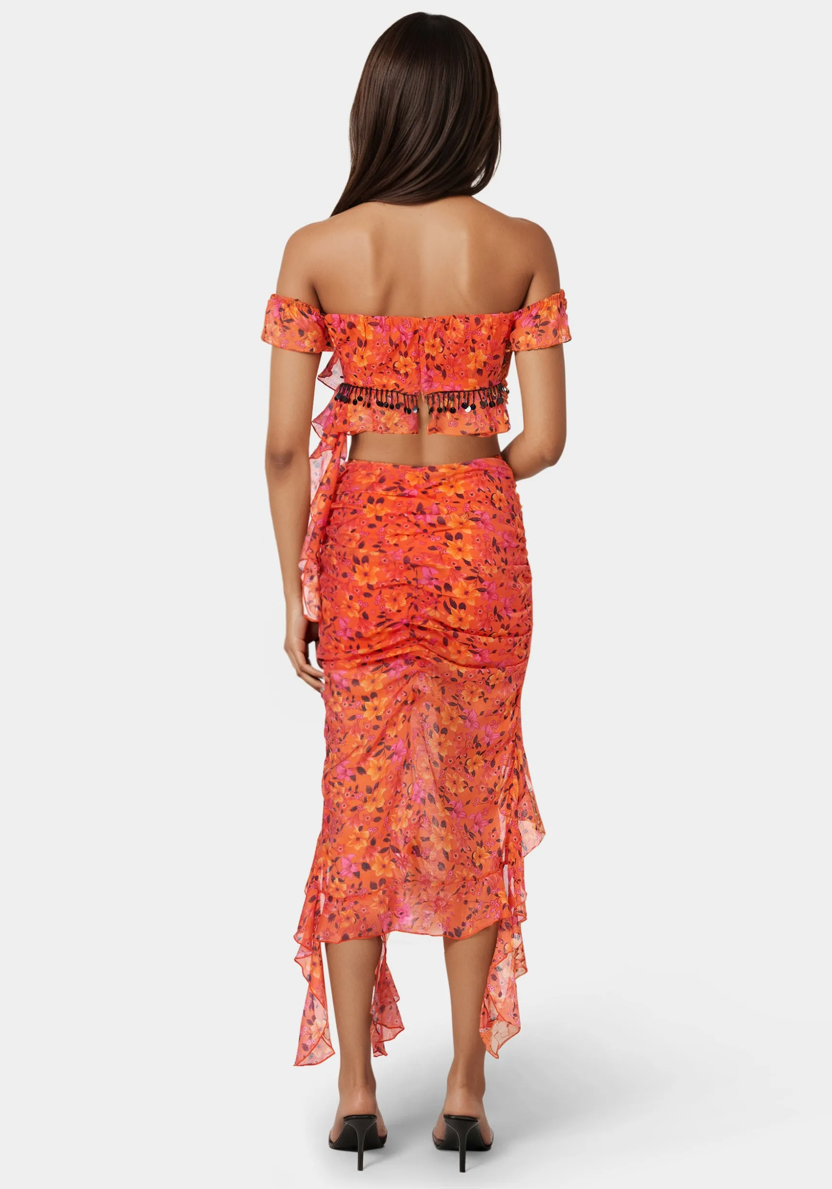 Ruffle Fringe Skirt