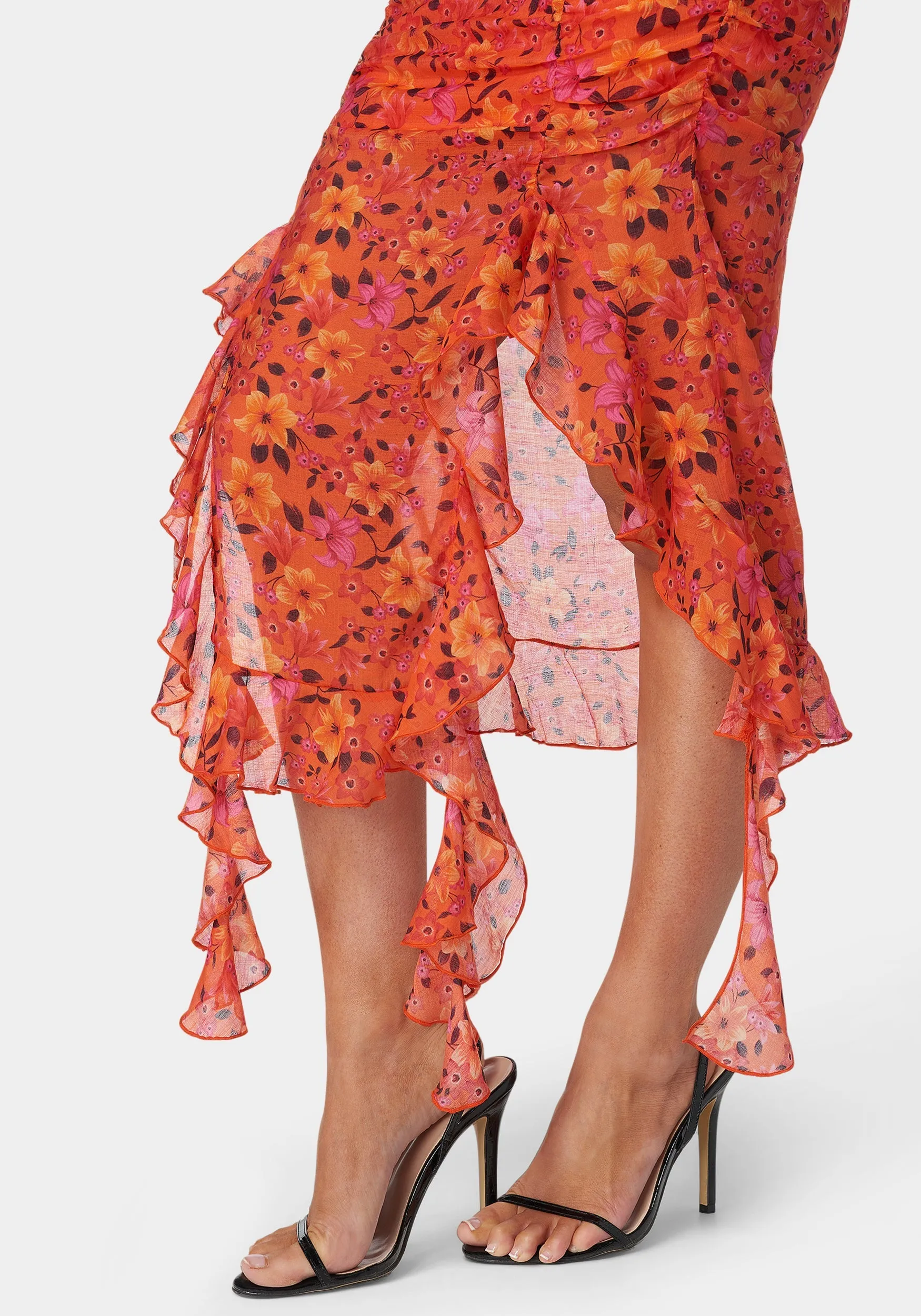 Ruffle Fringe Skirt