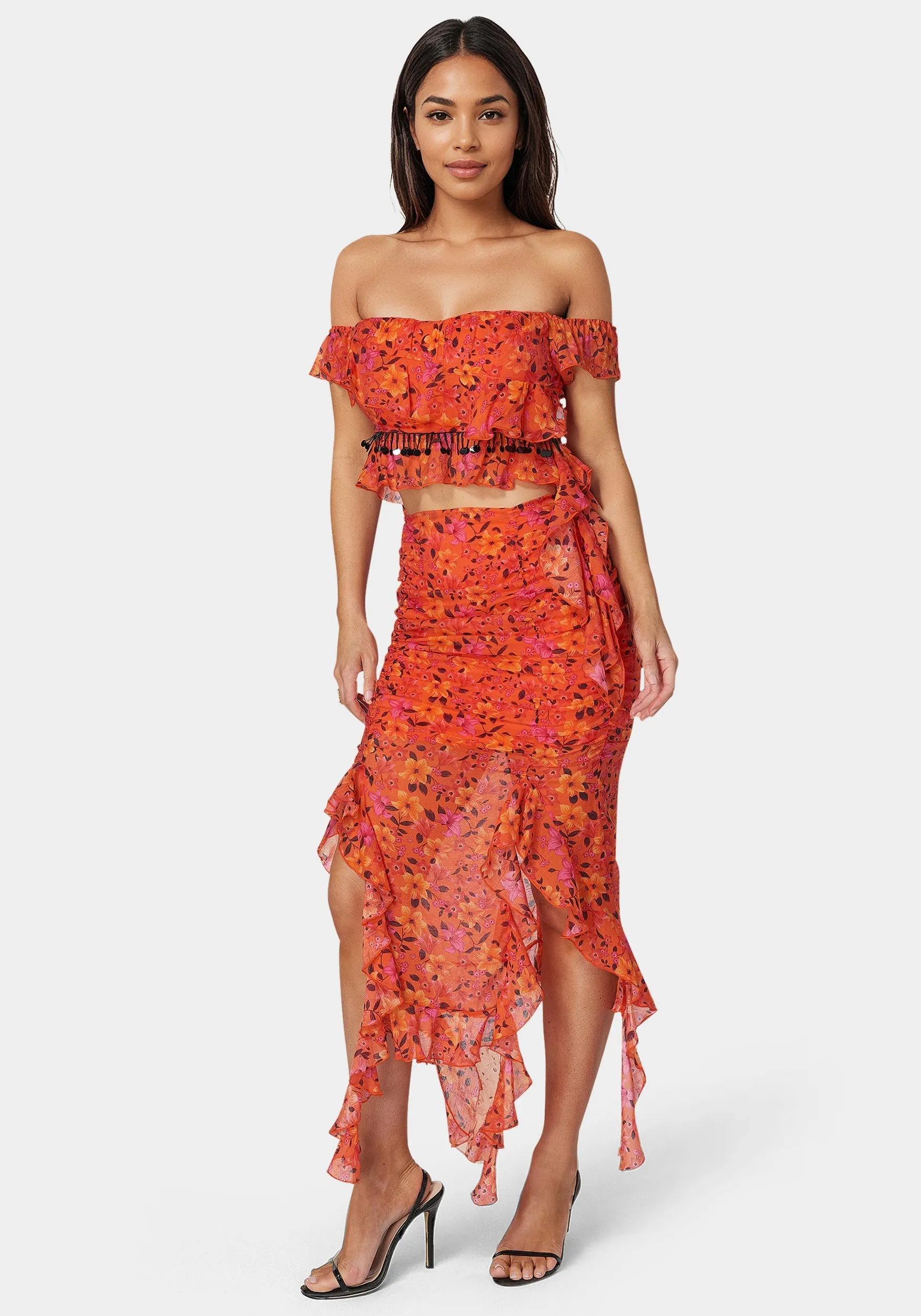 Ruffle Fringe Skirt