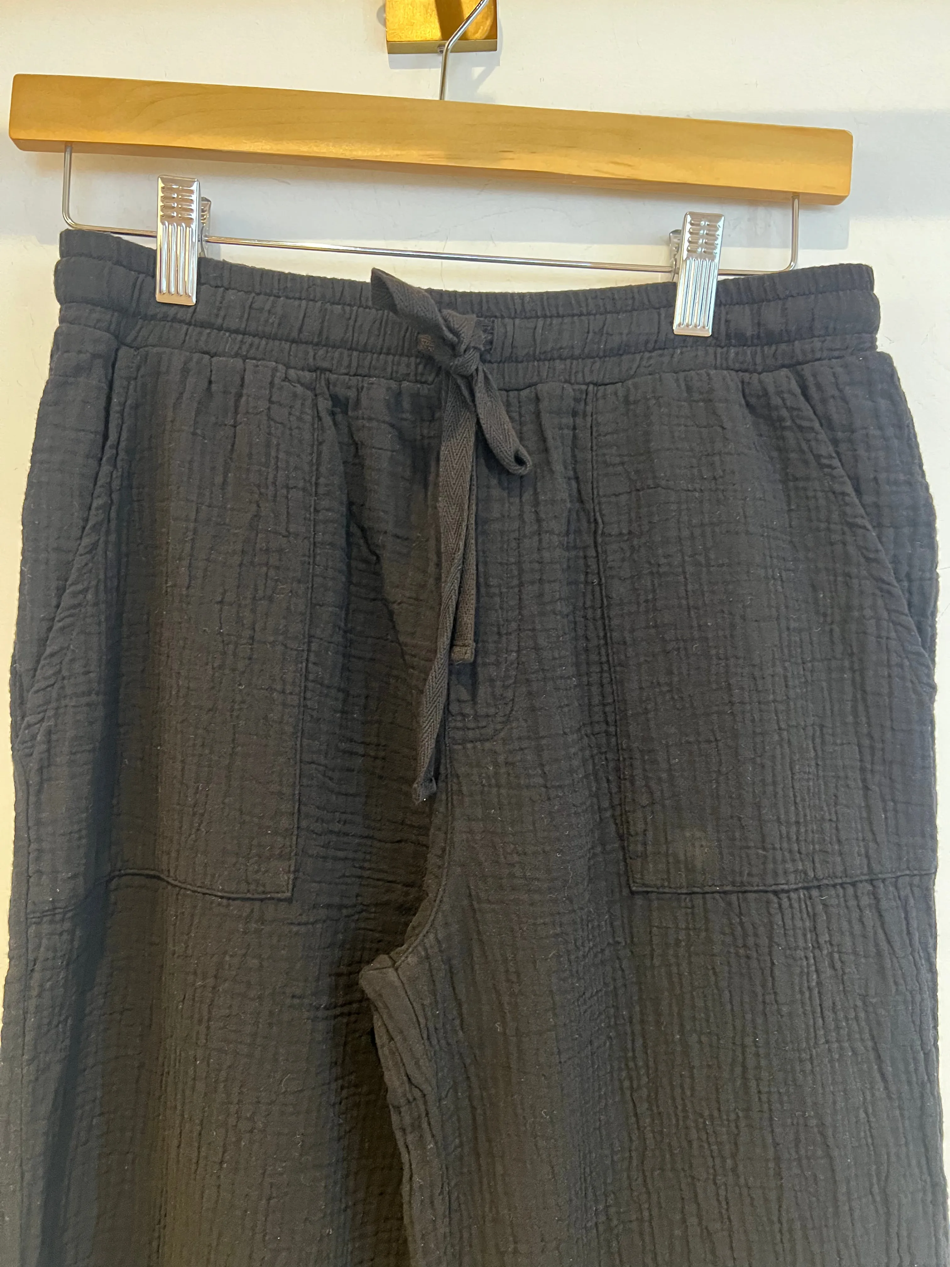 SARA STRAIGHT LEG TIE WAIST PANT
