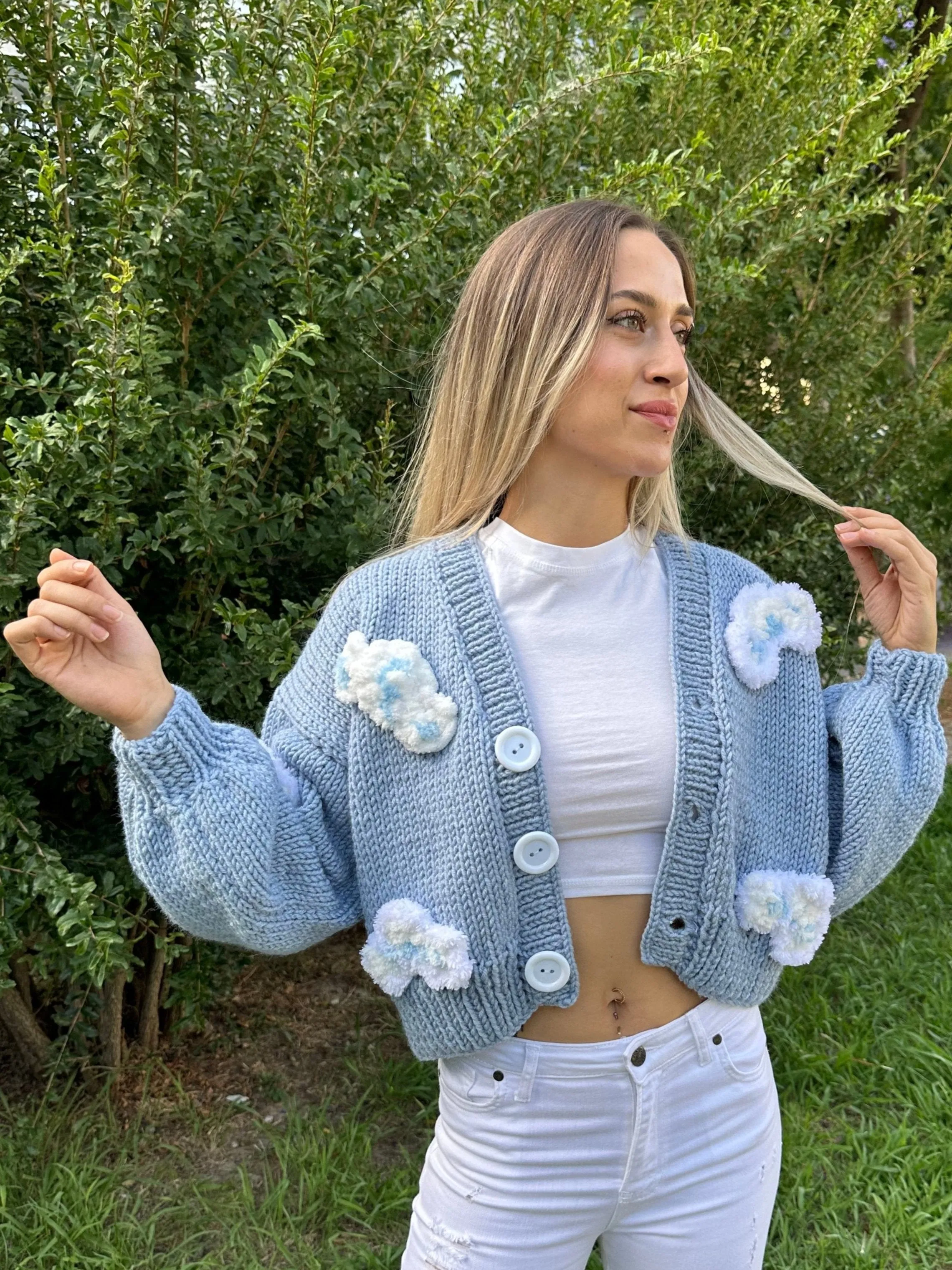 Skylar - Soft Knit Handmade Cardigan