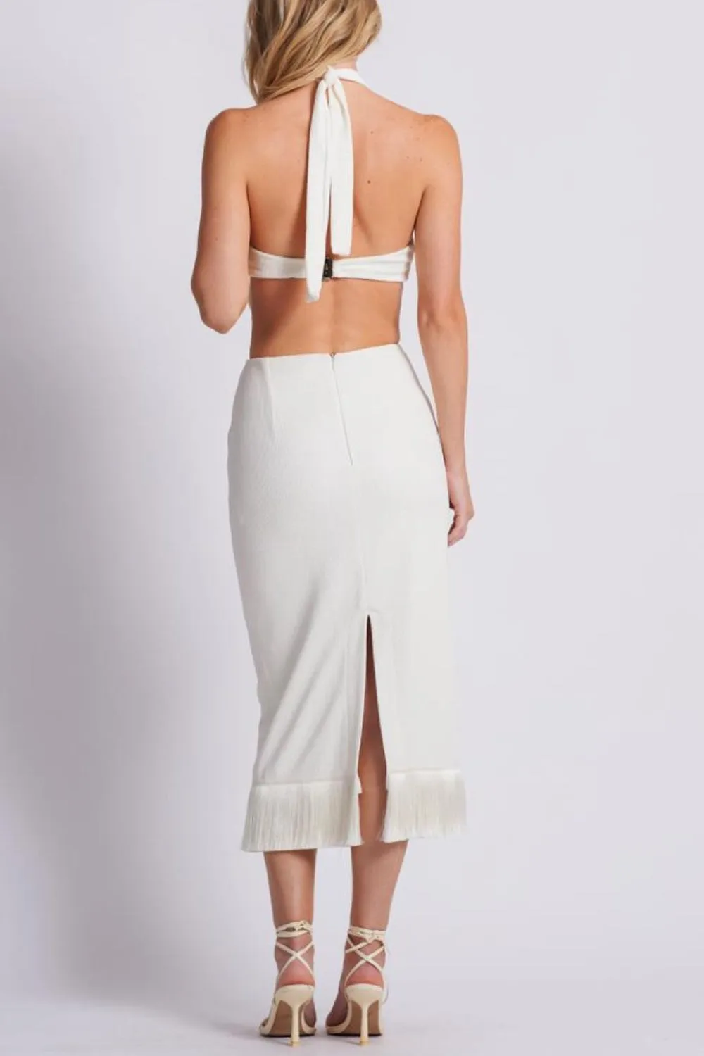 Stretch Midi Skirt