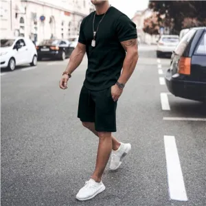 Stylish Men's Shorts and T-Shirt Set | Comfortable Casual Wear