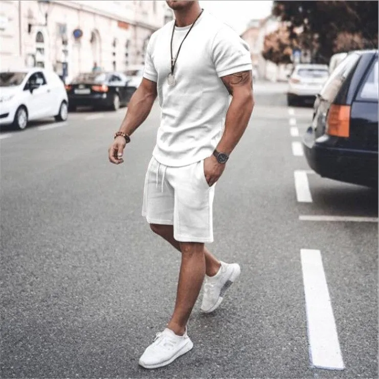 Stylish Men's Shorts and T-Shirt Set | Comfortable Casual Wear