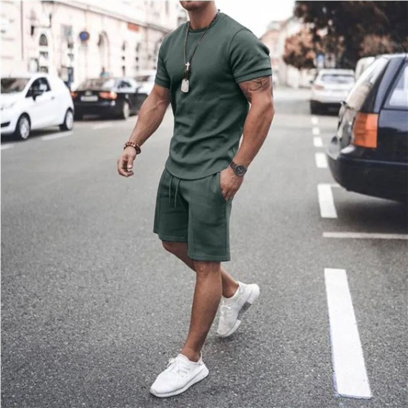 Stylish Men's Shorts and T-Shirt Set | Comfortable Casual Wear
