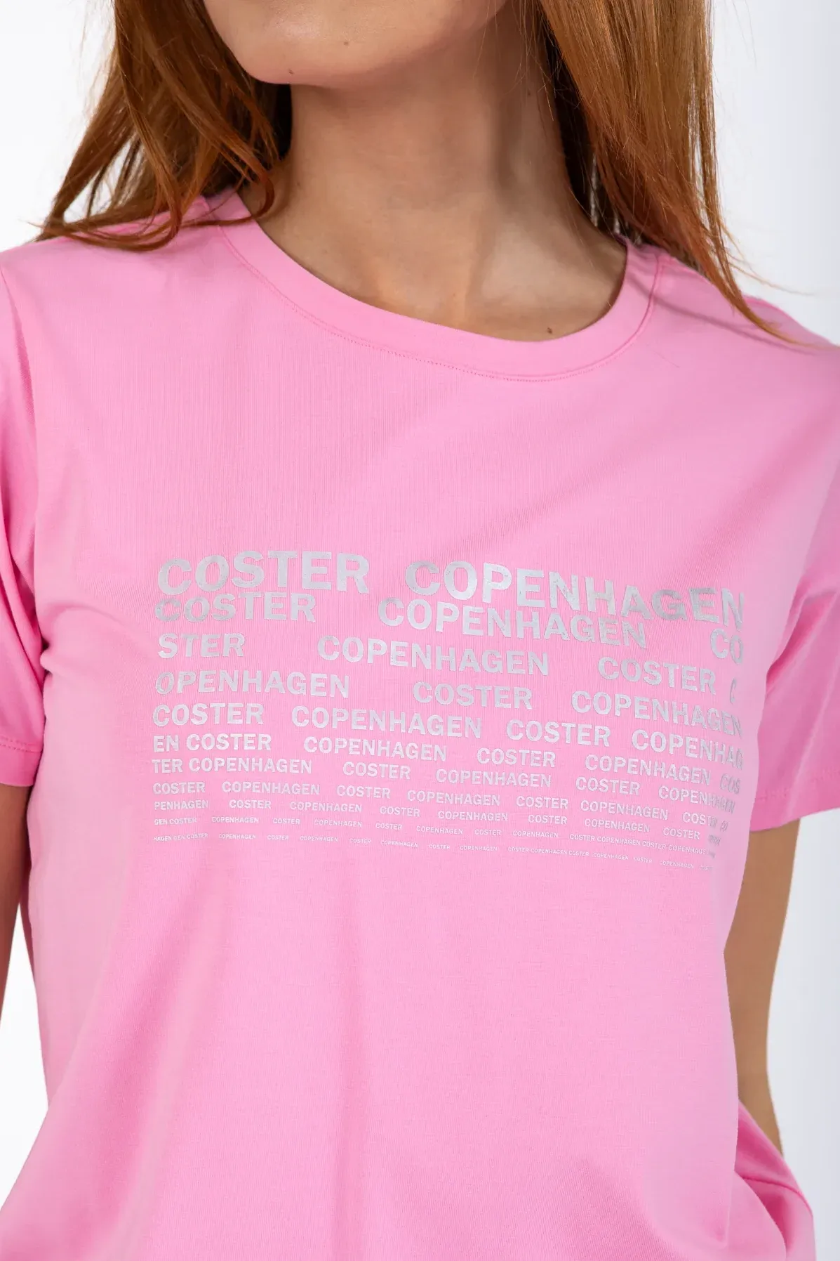 T-Shirt with logo | Bubble Gum Pink