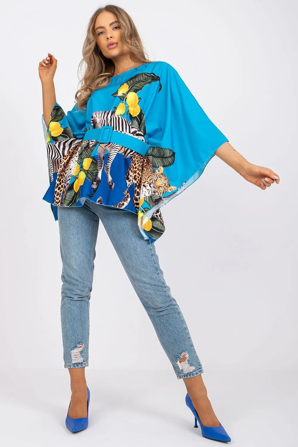TEEK - Wild Fruitful Animal Blouse