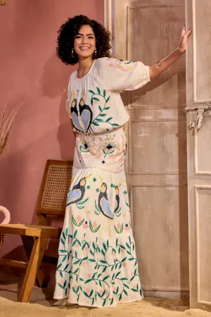 The Sienna Birdie Skirt Set