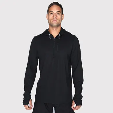 TX WAFFLE HOODED SHIRT