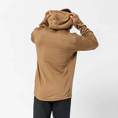 TX WAFFLE HOODED SHIRT