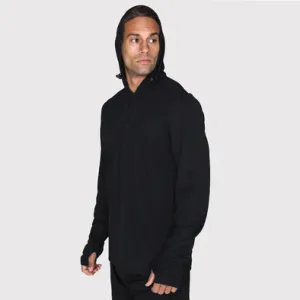 TX WAFFLE HOODED SHIRT