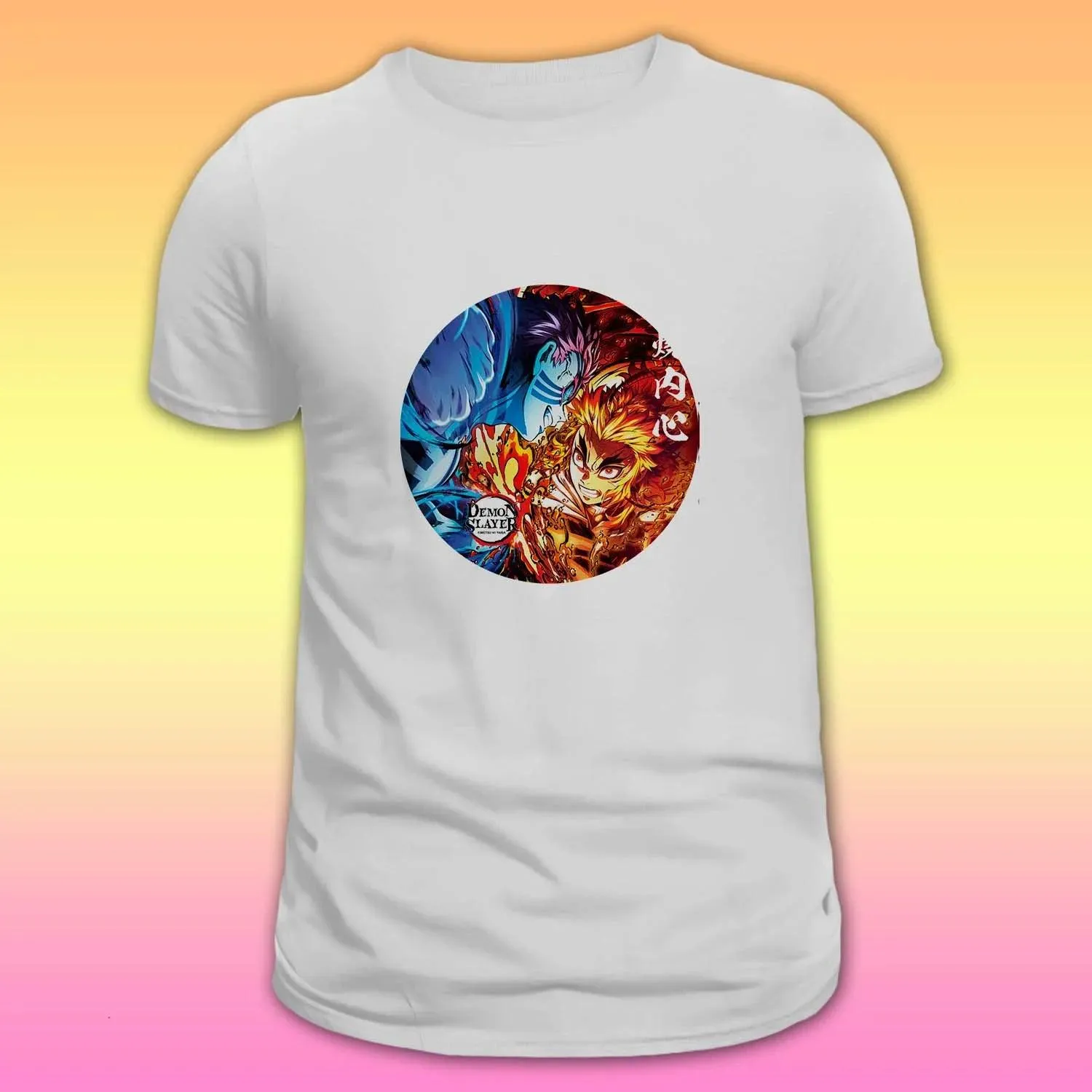 Unisex printed T-shirt – Akaza vs Rengoko