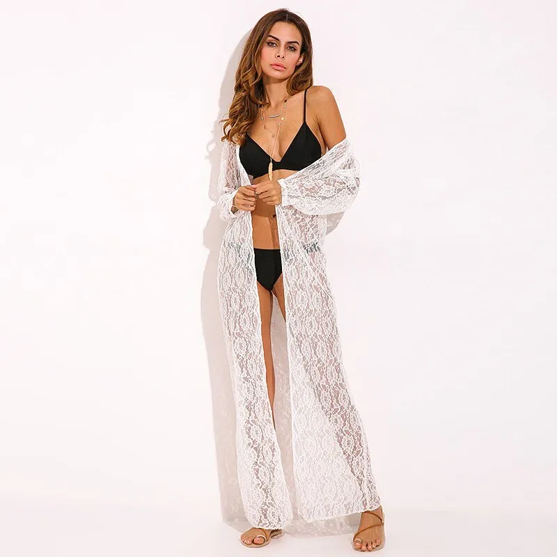 White Lace kimono Cardigan