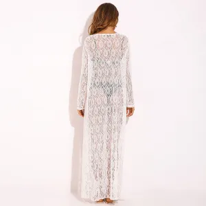 White Lace kimono Cardigan